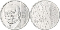 France 5 Francs Coin, Mendès France, Paris, Nickel, KM:1006 -