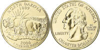 United States Quarter Coin, U.S. Mint, Denver, golden -