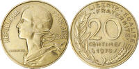 France 20 Centimes Coin, Marianne, Paris, Aluminum-Bronze -