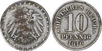 GERMANY - EMPIRE Pfennig Coin, Wilhelm II, Karlsruhe, Copper -