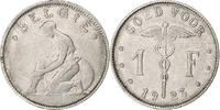 Belgium Franc Nickel, KM:90 -