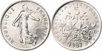 France 5 Francs Semeuse, Paris, FDC, Nickel Clad Copper-Nickel -