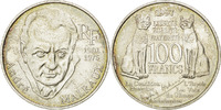 France 100 Francs Coin, André Malraux, Silver, KM:1188 -