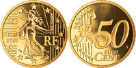 France 50 Euro Cent Paris, Proof, Brass, Gadoury:6., KM:1287 -