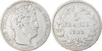 France 5 Francs Coin, Louis-Philippe, Bordeaux, Silver -