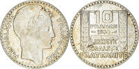 France 10 Francs Coin, Turin, Paris, Silver, KM:878 -