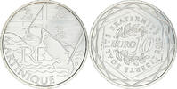 France 10 Euro Paris, Martinique, Silver, KM:1662 -