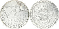 France 10 Euro Paris, Guadeloupe, Silver, KM:1655 -