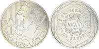 France 10 Euro Provence-Alpes-Cote d'Azur, Paris, Silver -