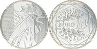 France 10 Euro Coq, Silver -