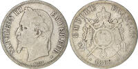 France 2 Francs Coin, Napoleon III, Napoléon III, Strasbourg -