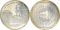 France 10 Euro Petit prince navigue, Paris, Silver -