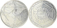 France 10 Euro Bourgogne, Paris, Silver, KM:1649 -