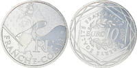 France 10 Euro Franche-Comté, Silver -