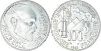 France 100 Francs Coin, Germinal, Silver, KM:957 -