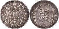 GERMANY - EMPIRE 25 Pfennig Coin, Wilhelm II, Berlin, Nickel -