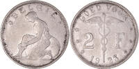 Belgium 2 Francs, 2 Frank Coin, Nickel, KM:92 -