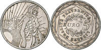 France 5 Euro Semeuse, Silver, Gadoury:EU287, KM:1534 -