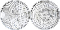 France 10 Euro Monnaie de Paris, Semeuse, Silver -