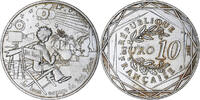 France 10 Euro Petit prince fait du cinéma, Paris, Silver -