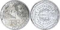 France 10 Euro Picardie, Paris, Silver, KM:1882 -