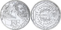 France 10 Euro Picardie, Paris, Silver, KM:1882 -