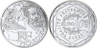 France 10 Euro Picardie, Paris, Silver, KM:1882 -