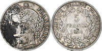 France 5 Francs Coin, Cérès, Paris, Silver, KM:761.1 -