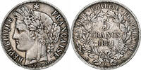 France 5 Francs Coin, Cérès, Paris, Silver, KM:761.1 -