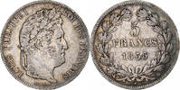France 5 Francs Louis-Philippe, Strasbourg, Silver -