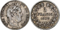 France 5 Francs Coin, Louis-Philippe, Lille, Silver -
