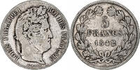 France 5 Francs Coin, Louis-Philippe, Lille, Silver -