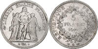 France 5 Francs Coin, Hercule, Paris, Silver, KM:756.1 -