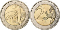 France 2 Euro 25e Anniversaire du Ruban Rose, Bi-Metallic -
