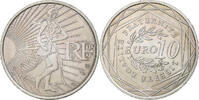France 10 Euro Semeuse, Silver -
