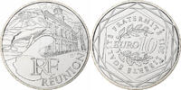 France 10 Euro Paris, Réunion, Silver, KM:1750 -