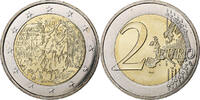 France 2 Euro Chute du mur de Berlin, Bi-Metallic, KM:New -