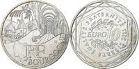 France 10 Euro Bourgogne, Paris, Silver, KM:1731 -