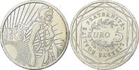 France 5 Euro Semeuse, Silver, KM:1534 -