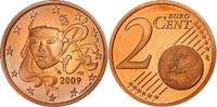 France 2 Euro Cent Pessac, Copper Plated Steel, KM:1283 -