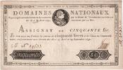 France 50 Livres 1790-09-29, 5J -