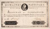 France 50 Livres 1791 1791-06-19, 10A SS 111.84 £  +  4.29 £ shipping
