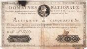 France 50 Livres 1791 1791-06-19, 8F S 64.98 £  +  4.29 £ shipping