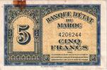 Morocco 5 Francs 1943-08-01 -