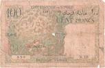 French Somaliland 100 Francs SGE+ -