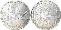 France 10 Euro Nord-Pas de Calais, Paris, Silver, Gadoury:EU399 -