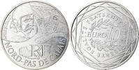 France 10 Euro Nord-Pas de Calais, Paris, Silver, KM:1880 -