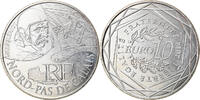 France 10 Euro Nord-Pas de Calais, Paris, Silver, KM:1880 -