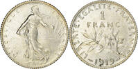 France Franc Coin, Semeuse, Paris, Silver, KM:844.1, Gadoury:467 -
