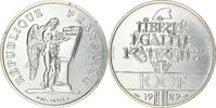 France 100 Francs Coin, Piéfort, Silver, KM:P1008 -